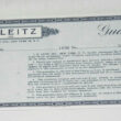 Leica E.Leitz Inc.Camera & Lens Vintage Warranty cards (blue) NEW - Rare find / Free Shipping