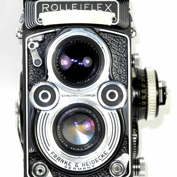 Rolleiflex 3,5F TLR camera with case,hood and filters Nice Ex++ outfit !!