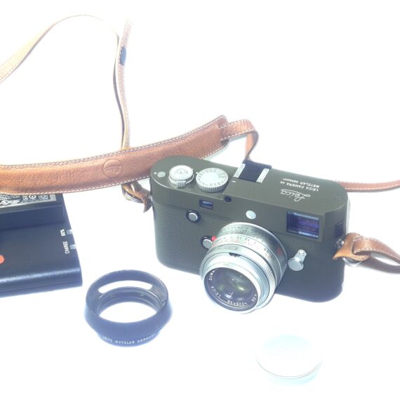 Leica M-P (Typ 240) Digital Rangefinder Safari Camera Set (24MP) Cat #10933 Sold with Leica 35/2 ASPH. Summicron-M chrome Lens Mint- / SOLD
