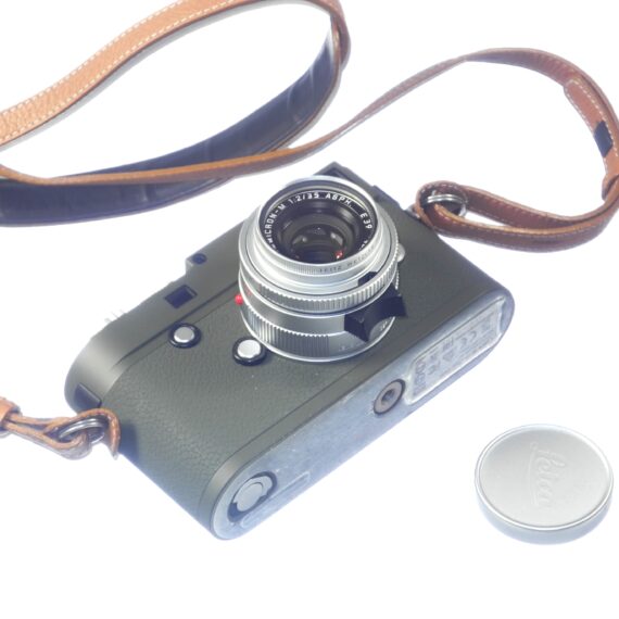 Leica M-P (Typ 240) Digital Rangefinder Safari Camera Set (24MP) Cat #10933 Sold with Leica 35/2 ASPH. Summicron-M chrome Lens Mint- / SOLD