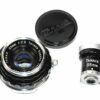 Tanar 35/2,8 Tanaka Kogaku Japan LTM lens sold W/ Tanack 35mm black finder & original caps M-