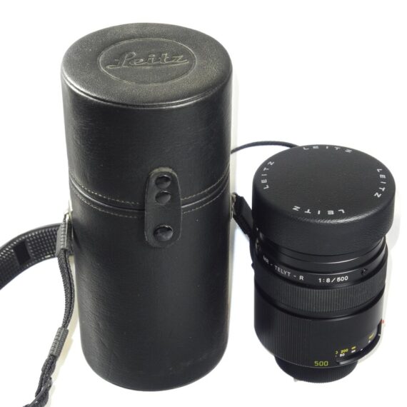 Leica 500/8 MR-Telyt-R  Cat #14559  Sold with Leica box.Leica lens case and filter Mint-  / SOLD