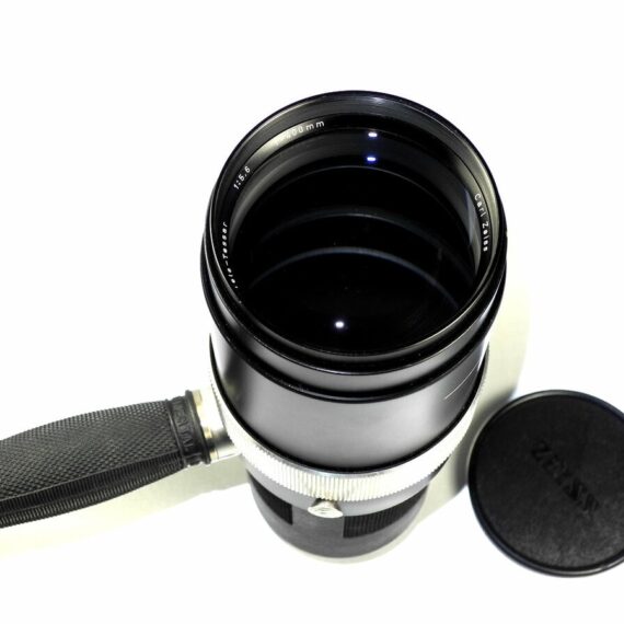 Zeiss Tele-Tessar 400mm f5,6 Contarex black lens Ex++/M-