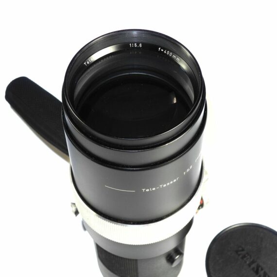 Zeiss Tele-Tessar 400mm f5,6 Contarex black lens Ex++/M-