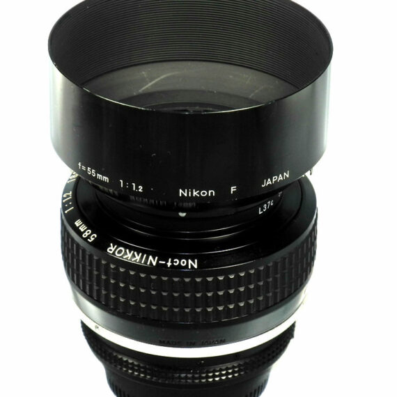 Nikon 58/1,2 Noct-Nikkor AIS w.Nikon metal hood & filter Ex++/Mint- RARE ! SOLD