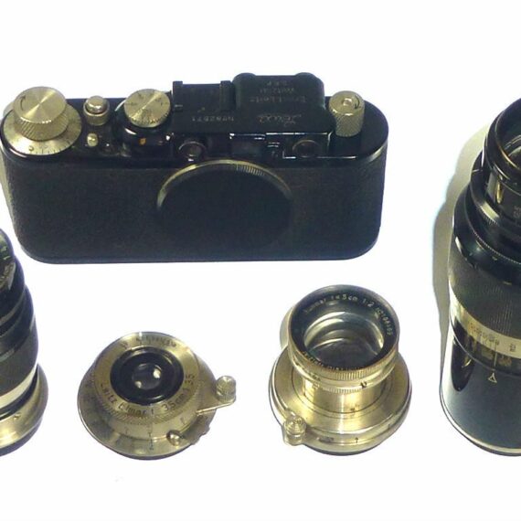 Leica II (D) black and Nickel Outfit Near Mint Rare ! SOLD