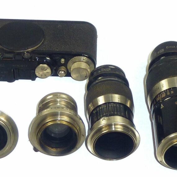 Leica II (D) black and Nickel Outfit Near Mint Rare ! SOLD