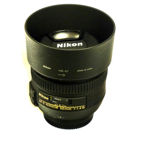 Nikon 50/1,4 G AF-S Nikkor SWM lens sold w.hood,filter & caps Mint- /In Stock