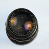 Leica 50/1,4 Summilux Black Paint, Brass Mount lens Sold with hood & caps. SOLD