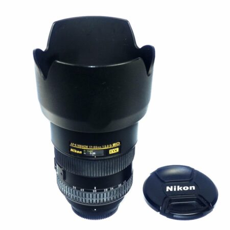 Nikon 17-55/2,8 G ED AF-S Zoom Nikkor DX SWM ED IF Aspherical  lens w.Nikon filter,hood and caps M-