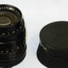 Leica 50/1,4 Summilux Black Paint, Brass Mount lens Sold with hood & caps. SOLD