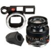 Leica 90/4 Macro-Elmar-M  Six Bit Set w/macro adapter & Angle VF black #11629  M/-/ SOLD