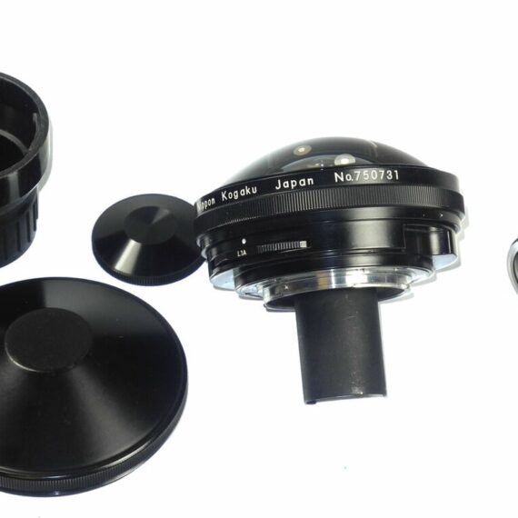 Nikon 7,5mm f5,6 Fish-Eye Nikkor with metal finder & caps Ex++ / call or email to order