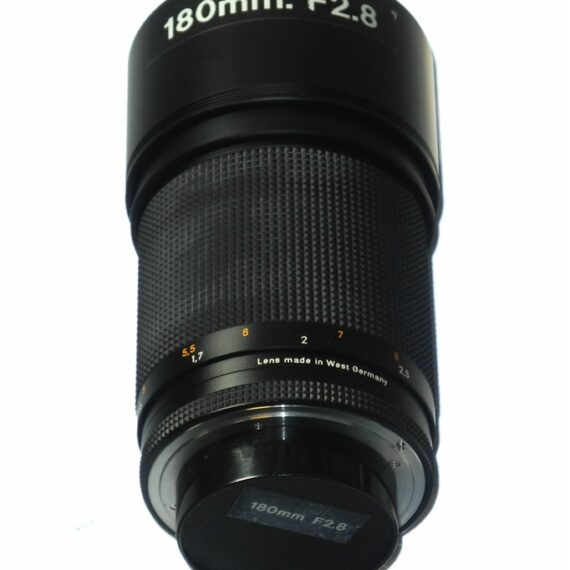 Contax 180/2.8 Sonnar Carl Zeiss T*  MM German lens Ex++/Mint-