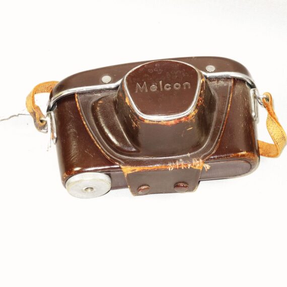 Melcon silver chrome camera Sold With: 5cm f2 Nikkor-H-C "Nippon-Kogaku" Lens & with original case Ex+/++
