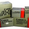 Canon A1 Black camera set with 2 lenses,  canon winder & speedlight Ex++/Mint-