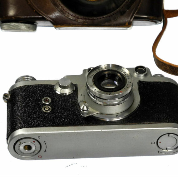 Honor S1 Silver Camera with 4cm F2.8 Zuiko lens with original case RARE Ex++