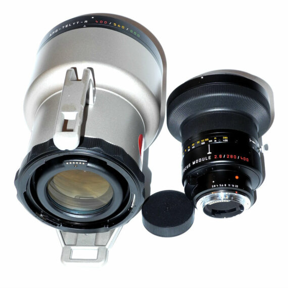 Leica 400/560/800 Apo Telyt-ROM Lens Cat #11842 & Leica 1X focusing module #11843 w.Leica hood,caps and lens  case Ex++ / SOLD/WANTED