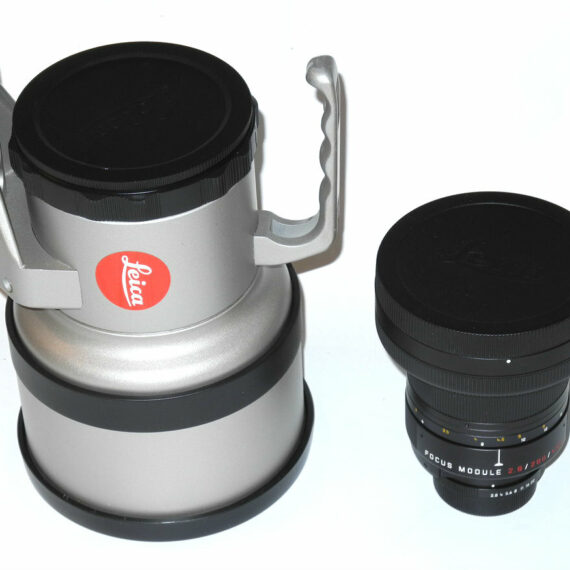 Leica 400/560/800 Apo Telyt-ROM Lens Cat #11842 & Leica 1X focusing module #11843 w.Leica hood,caps and lens  case Ex++ / SOLD/WANTED