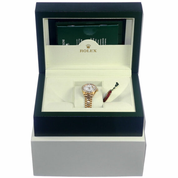 ROLEX Ladies Vintage DATEJUST 69178 President 18K DIAMOND Dial & Bezel Watch with box Mint- /SOLD