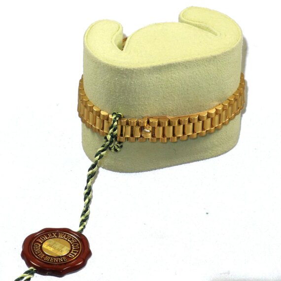 ROLEX Ladies Vintage DATEJUST 69178 President 18K DIAMOND Dial & Bezel Watch with box Mint- /SOLD