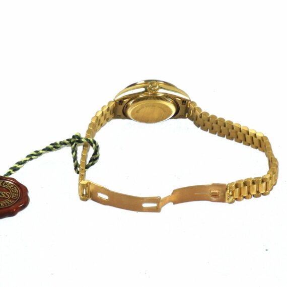 ROLEX Ladies Vintage DATEJUST 69178 President 18K DIAMOND Dial & Bezel Watch with box Mint- /SOLD