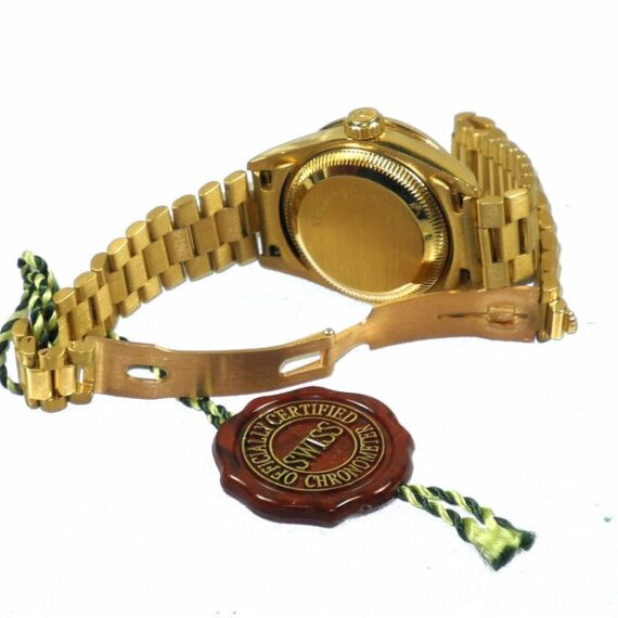 ROLEX Ladies Vintage DATEJUST 69178 President 18K DIAMOND Dial & Bezel Watch with box Mint- /SOLD