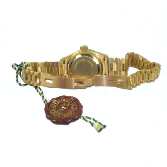 ROLEX Ladies Vintage DATEJUST 69178 President 18K DIAMOND Dial & Bezel Watch with box Mint- /SOLD