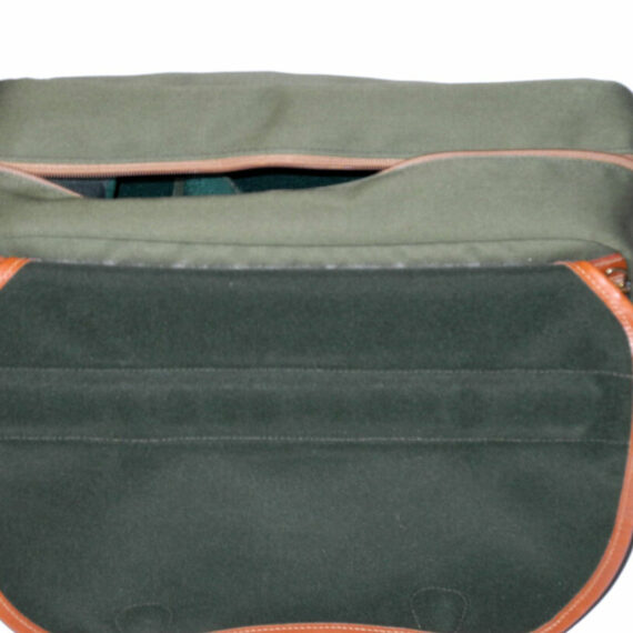 Billingham Photo Eventer Notebook Computer & Camera Bag, Green  & Tan Ex++/M- SOLD