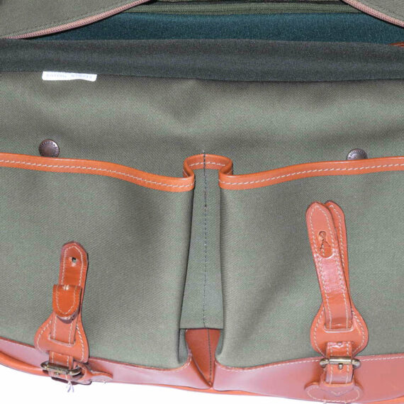 Billingham Photo Eventer Notebook Computer & Camera Bag, Green  & Tan Ex++/M- SOLD
