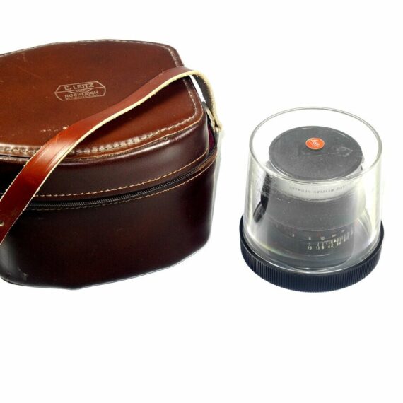 Leica 50/1,4 summilux M black paint early version brass mount lens sold with: Leica hood,caps,Leica lens case ! / RARE SOLD