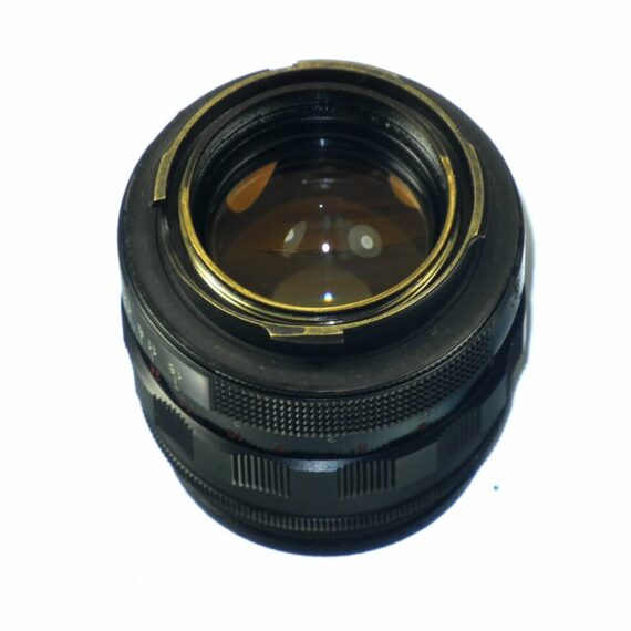 Leica 50/1,4 summilux M black paint early version brass mount lens sold with: Leica hood,caps,Leica lens case ! / RARE SOLD