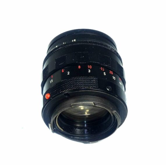 Leica 50/1,4 summilux M black paint early version brass mount lens sold with: Leica hood,caps,Leica lens case ! / RARE SOLD