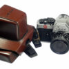Leica R3 Silver camera with 28mm Tamaron lens  & Leica leather case Ex++/M-