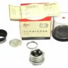 Leica 35/2 Summicron Silver Chrome 8 Elments rare lens with box,warranty cards,hood and filter Mint/-