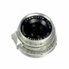 Leica 35/2 Summicron Silver Chrome 8 Elments rare lens with box,warranty cards,hood and filter Mint/-