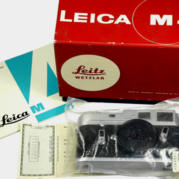 Leica M4 Chrome with box,Manual,Cards Mint- /SOLD