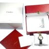 Cartier Ballon Bleu Stainless Steel & 18K Yellow Gold Ladies Watch W/Box,Cards Mint-