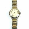 Cartier Ballon Bleu Stainless Steel & 18K Yellow Gold Ladies Watch W/Box,Cards Mint-