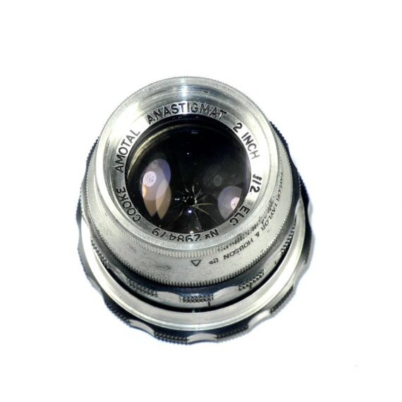 Taylor Taylor Hobson Cooke Amotal Anastigmat 2-Inch F2 Lens Nice !