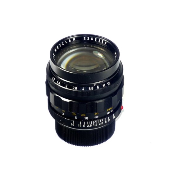 Leica 50/1,2 Noctilux RARE Lens  & Leica caps Mint- / Sold