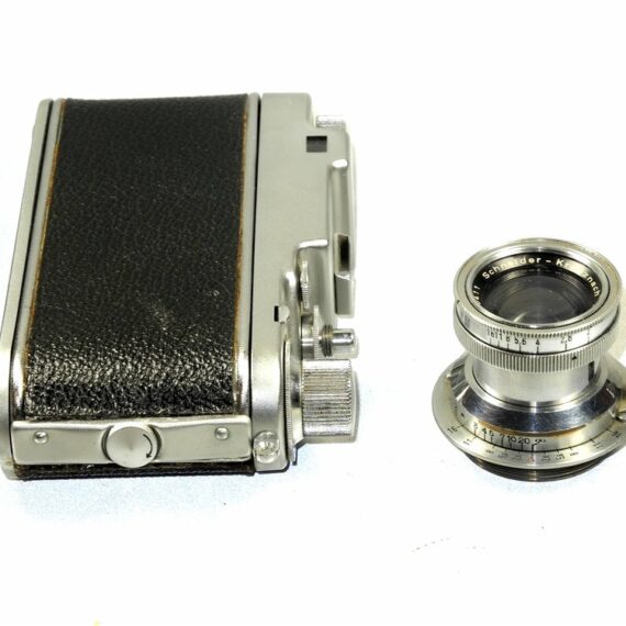 Sonne  C4 Silver Leica copie camera with 50/2 Xenon Schneider-Kreuznach Col. lens Ex++/ Made In Italy