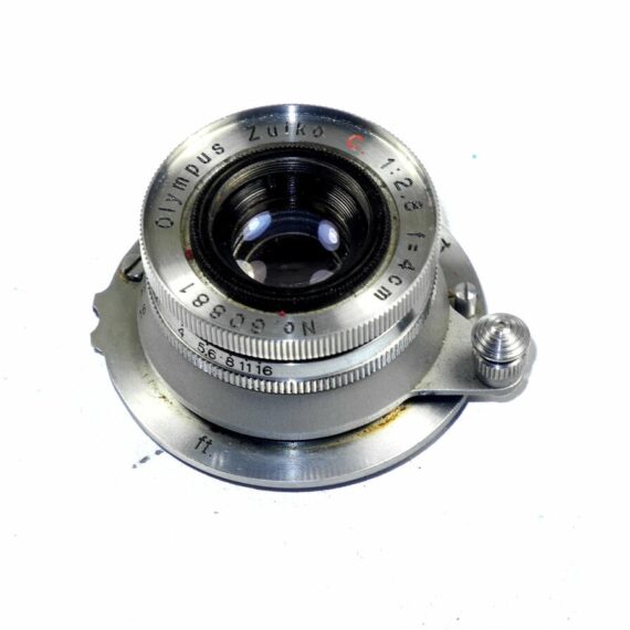 Honor S1 Silver Camera with 4cm F2.8 Zuiko lens with original case RARE Ex++