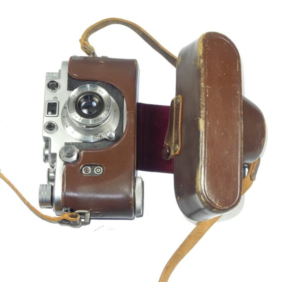 Honor S1 Silver Camera with 4cm F2.8 Zuiko lens with original case RARE Ex++