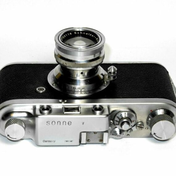 Sonne V Leica copie camera with 50/2 Xenon Schneider-Kreuznach Col. lens Ex++ / Made In Italy In stock