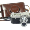 Kristal 3S Silver  w.50mm Kirnar Anastigmat Kristal lens & Kristall case  Ex++ / Rare Leica copy Made in Italy /SOLD