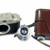 Kristal 3S Silver  w.50mm Kirnar Anastigmat Kristal lens & Kristall case  Ex++ / Rare Leica copy Made in Italy /SOLD