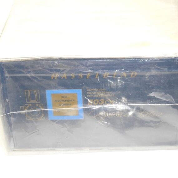Hasselblad 503CX 50th Anniversary  GOLDEN BLUE NEW  Set With & 80mm f/2.8  CF Lens / SOLD