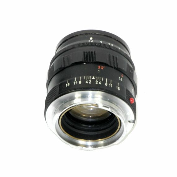 Leica 50/1,4 Summilux Black Paint lens with Leica hood Ex++