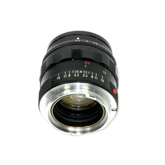 Leica 50/1,4 Summilux Black Paint lens with Leica hood Ex++